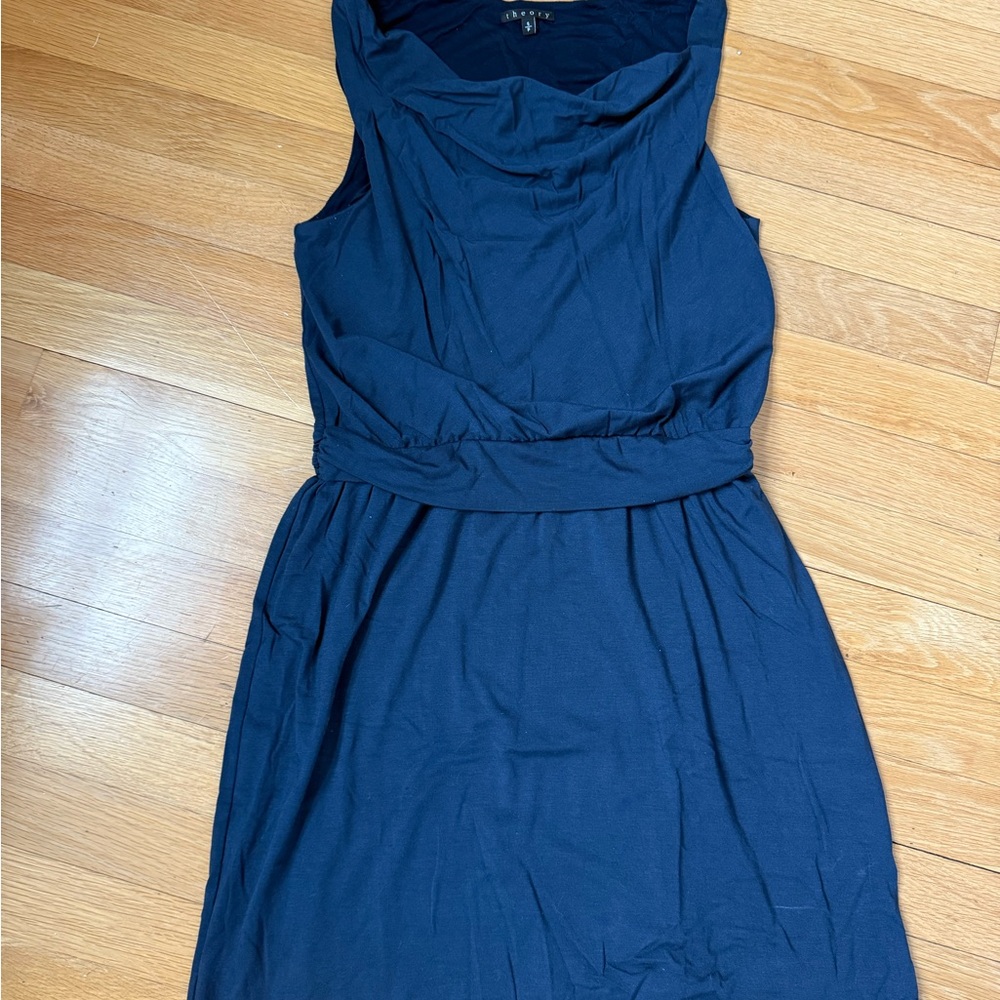 Theory Navy Blue Modal Dress